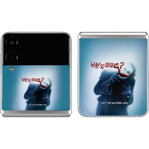 The Dark Knight Why So Serious Galaxy Z Flip4 5G Skin